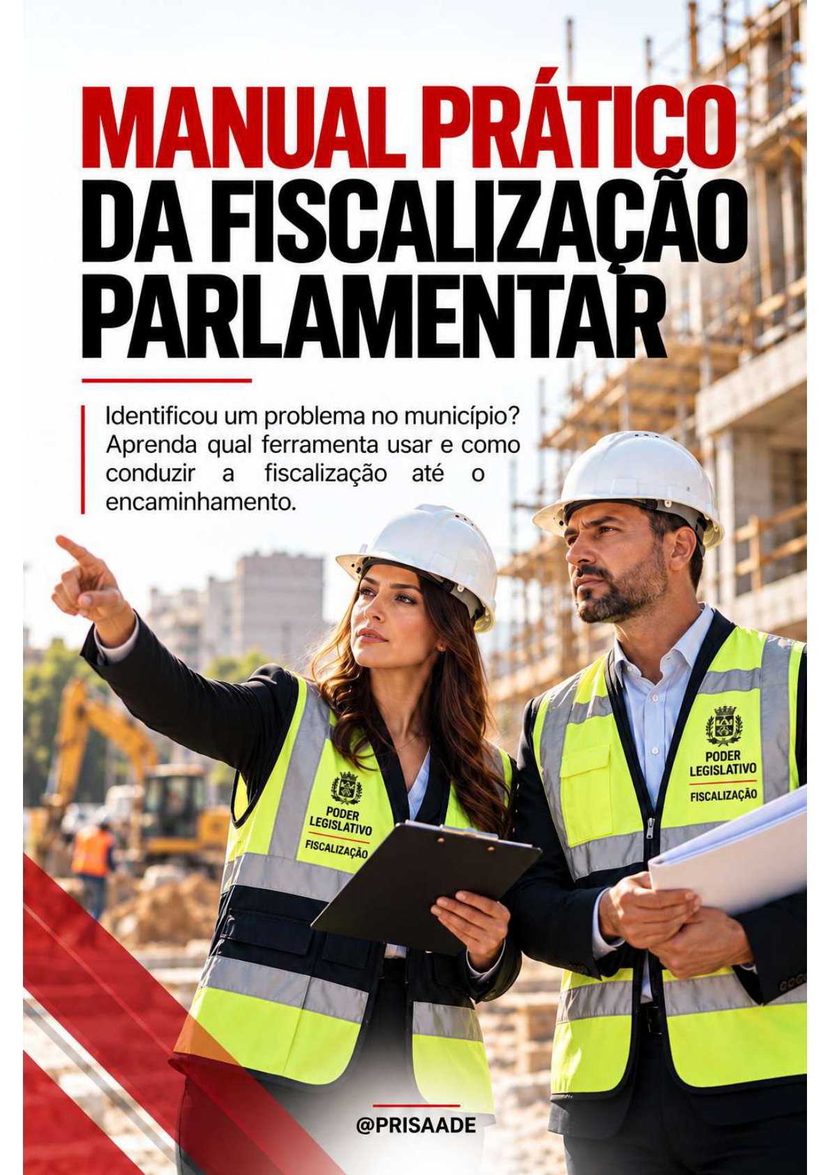 Capa do Manual Prático da Fiscalização Parlamentar, de Priscila Rodrigues